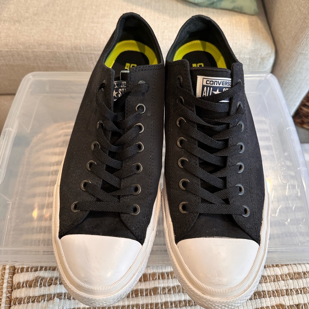 Converse Chuck Taylor All Star II (2) Lunarlon - Black - Men’s 11.5